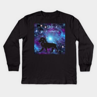 astrological sign Leo Kids Long Sleeve T-Shirt